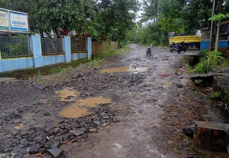 Gambar Akses Jalan di Desa Mekarsari Rusak Parah, Masyarakat Dambakan Jalan Bagus 74