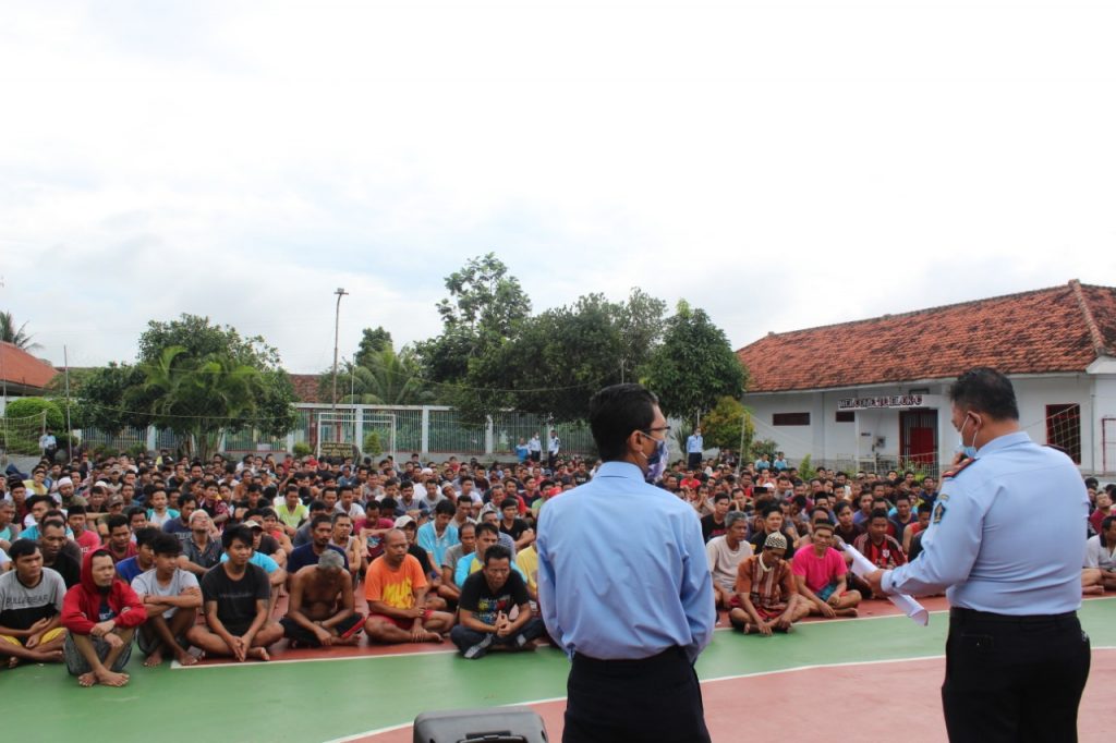 Gambar Lapas Kelas IIA Serang Sosialisasikan Permenkumham No. 32 Tahun 2020 kepada WBP 74