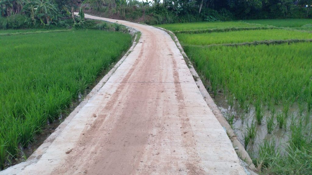 Gambar Pembangunan Jalan Kampung Cirahong Desa Cikareo, Dıduga Kangkangı UU KIP 74